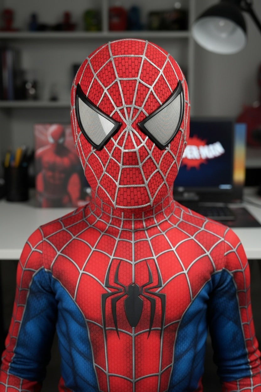 [NEW] S6 Tobey Maguire Mask [NOT BLINKING] Spider Studio Official